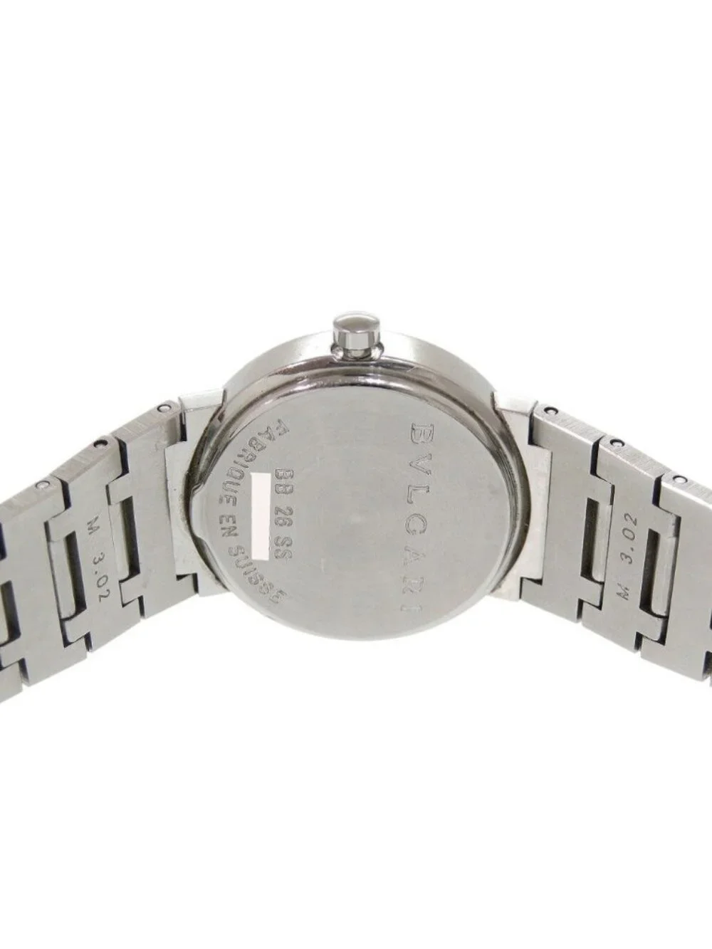 Bvlgari Black SS Quartz Watch Dial